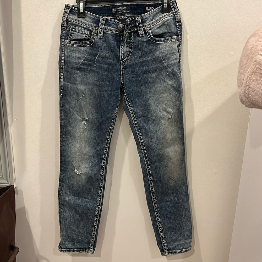 Size 26/25 Silver Jean Co jeans